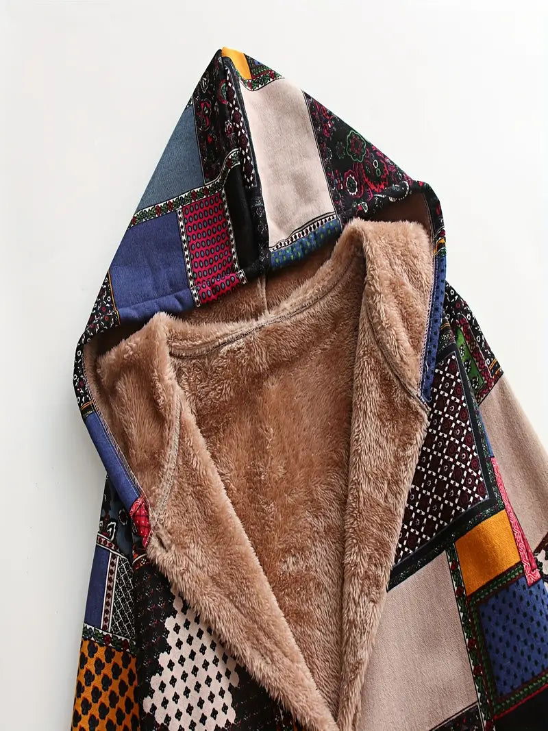 Nena™ | Cotton and Wool Hooded Coat