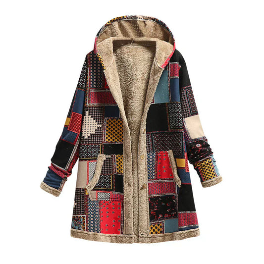 Nena™ | Cotton and Wool Hooded Coat