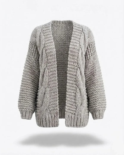 Honorine™ | Chunky Knit Open-Front Cardigan