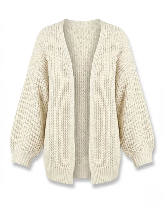 Katya™ | Chunky Knit Oversized Open Cardigan
