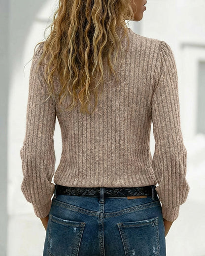 Avery™ | ribbed knit sweater top
