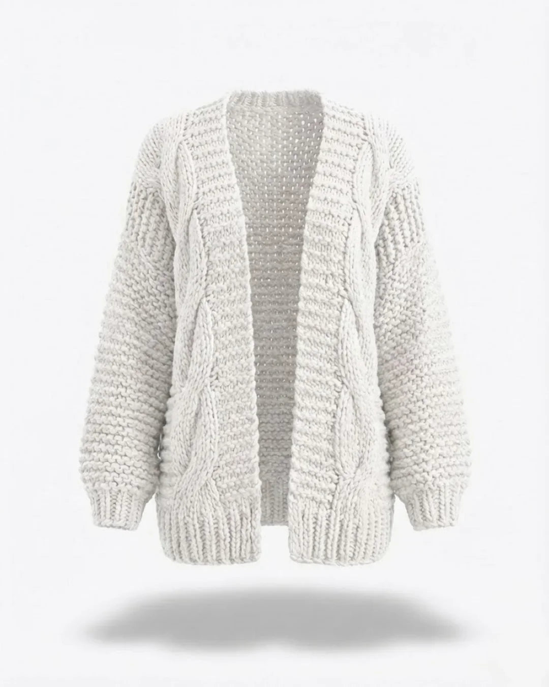 Honorine™ | Chunky Knit Open-Front Cardigan