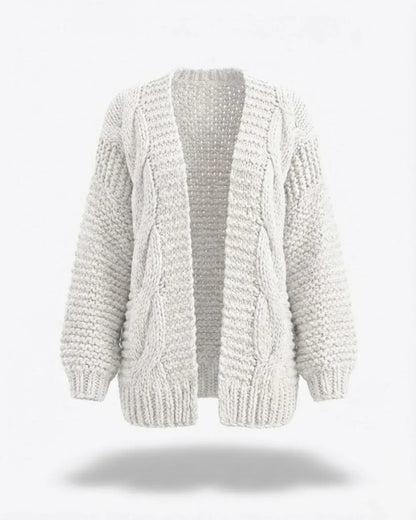 Honorine™ | Chunky Knit Open-Front Cardigan