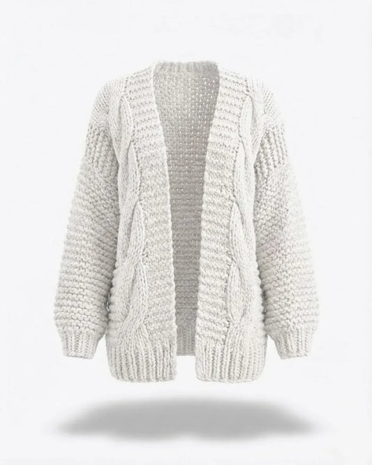 Honorine™ | Chunky Knit Open-Front Cardigan