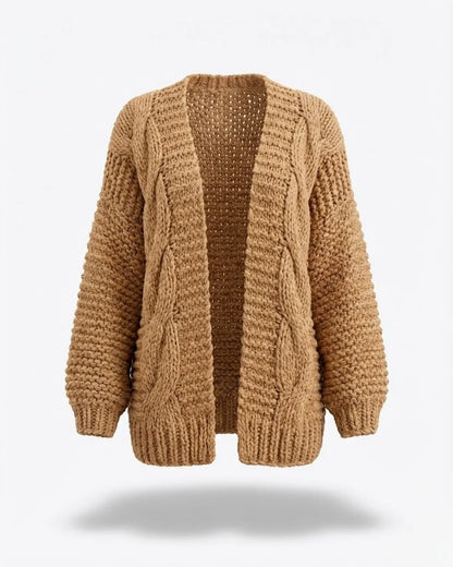 Honorine™ | Chunky Knit Open-Front Cardigan