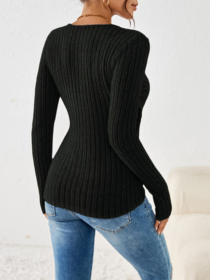 Lucia™ | Elegant Long Sleeve Top