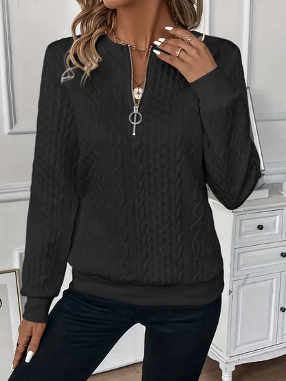 Clio™ | Elegant and Comfortable Zip Pullover