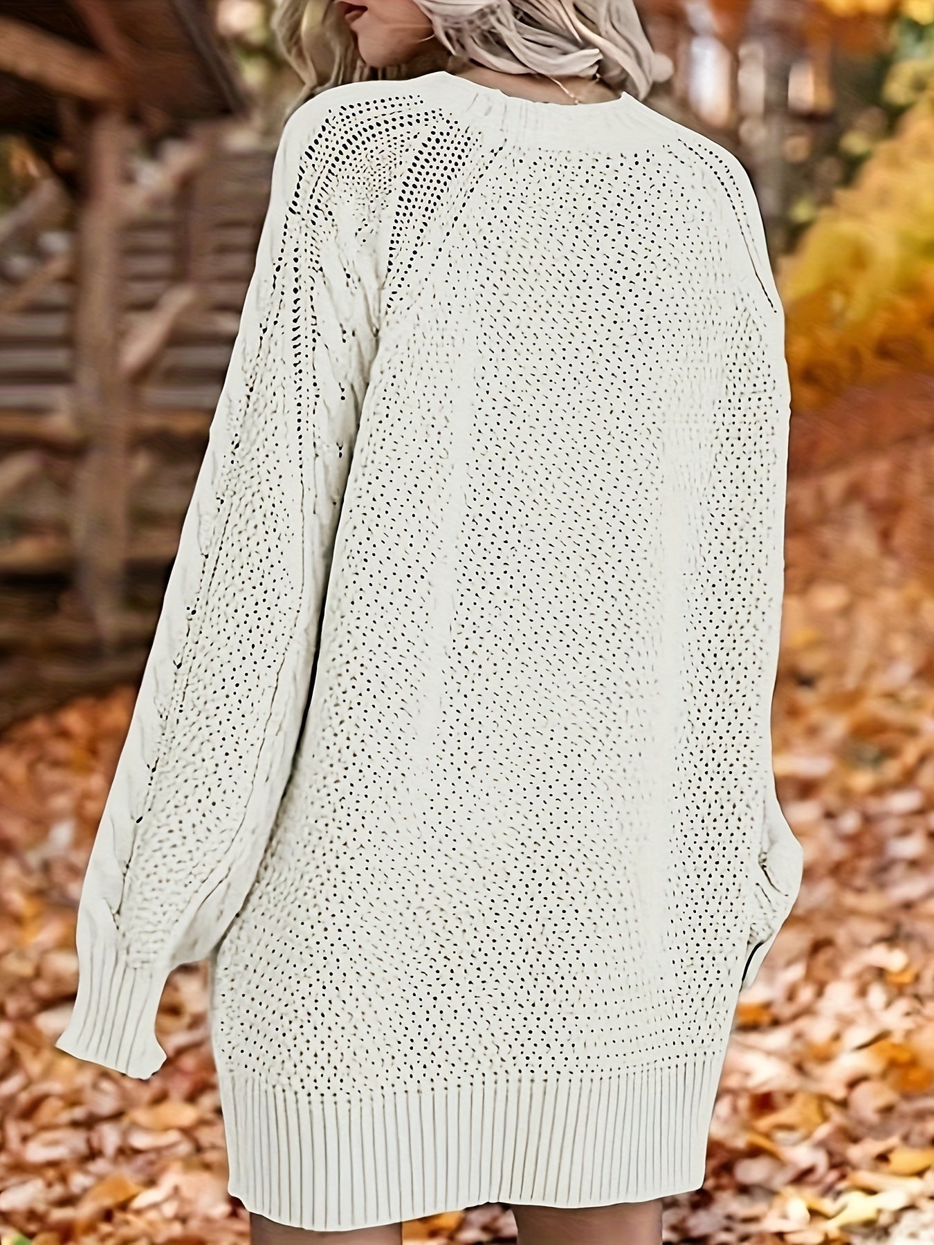 Liana™ | Elegant Cable Knit Sweater