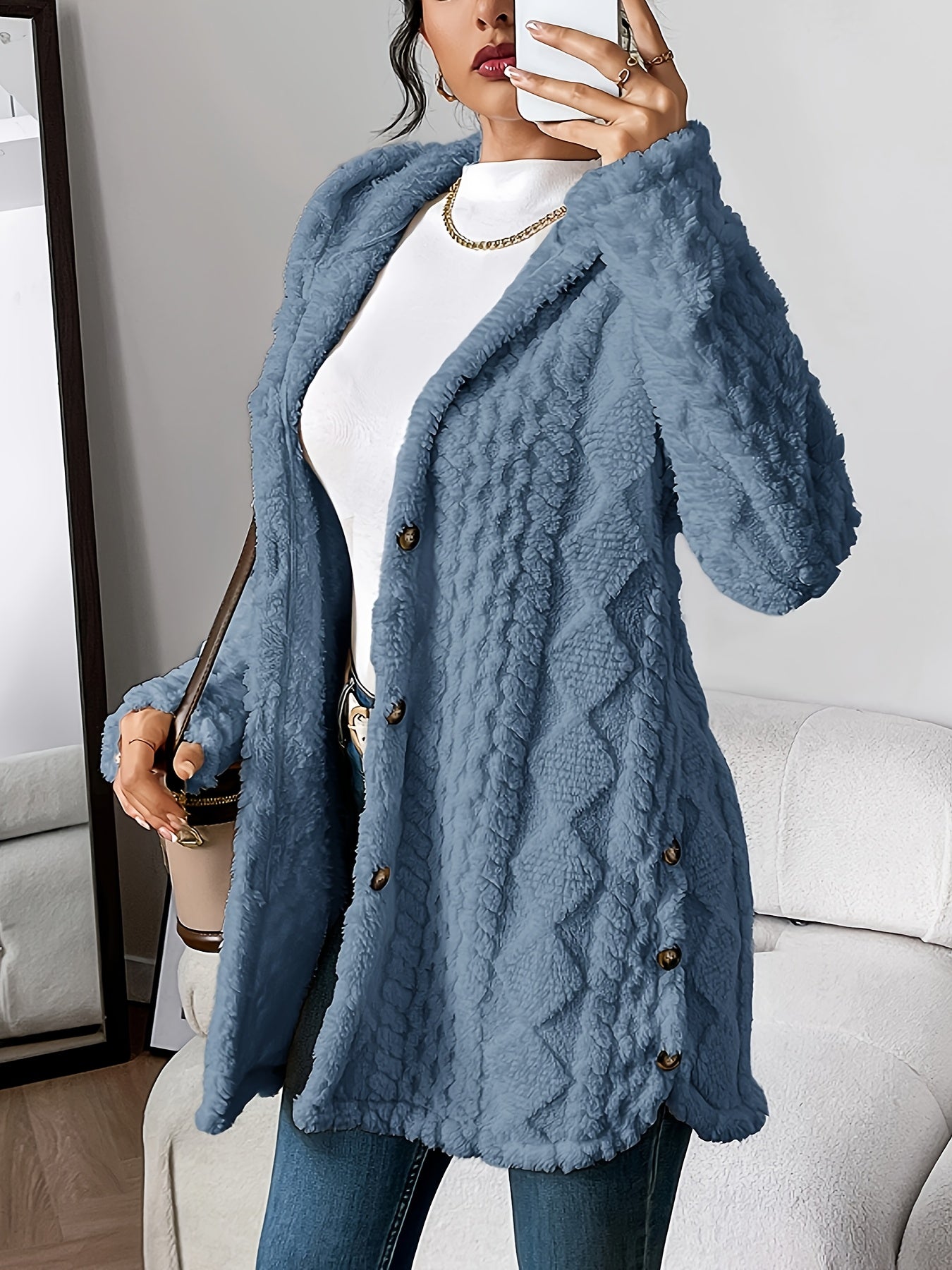 Mel™ | Cozy Hooded Cardigan