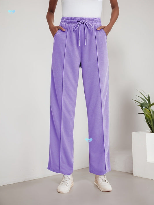 Bulma™ | Elegant Wide-Leg Cotton Pants