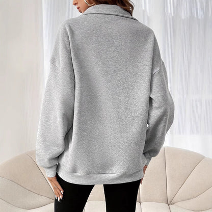 Meghan™ | Cozy Half-Zip Sweatshirt