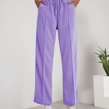 Bulma™ | Elegant Wide-Leg Cotton Pants