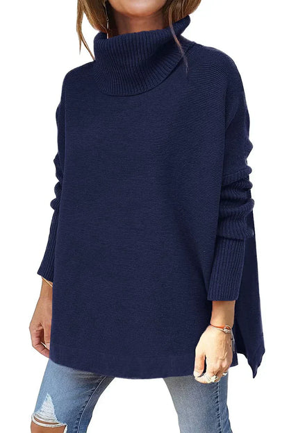 Cina™ | Oversized Turtleneck Sweater