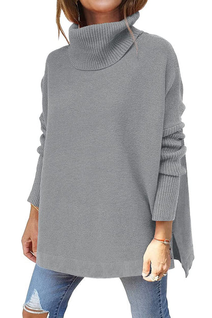 Cina™ | Oversized Turtleneck Sweater