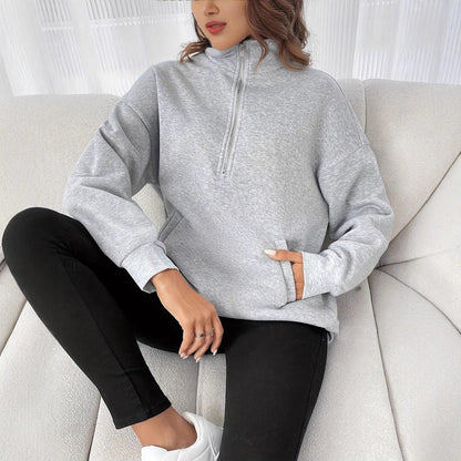 Meghan™ | Cozy Half-Zip Sweatshirt
