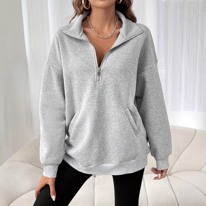 Meghan™ | Cozy Half-Zip Sweatshirt