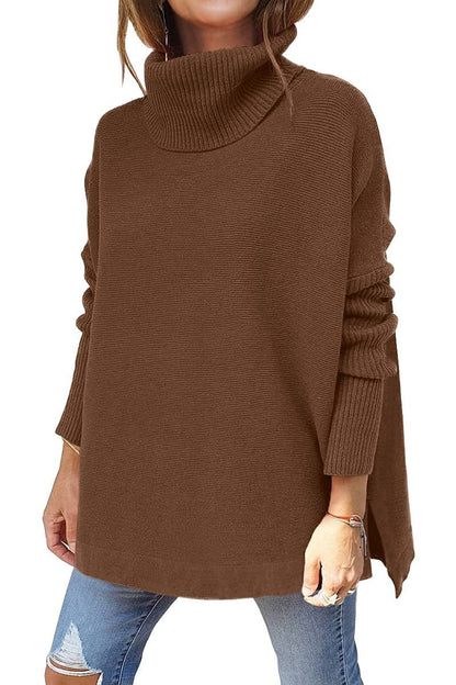 Cina™ | Oversized Turtleneck Sweater