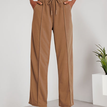 Bulma™ | Elegant Wide-Leg Cotton Pants