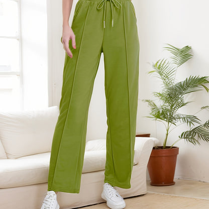 Bulma™ | Elegant Wide-Leg Cotton Pants