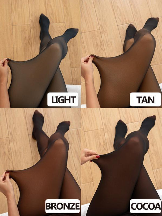 Fern™ | Fleece-Lined Sheer-Effect Tights