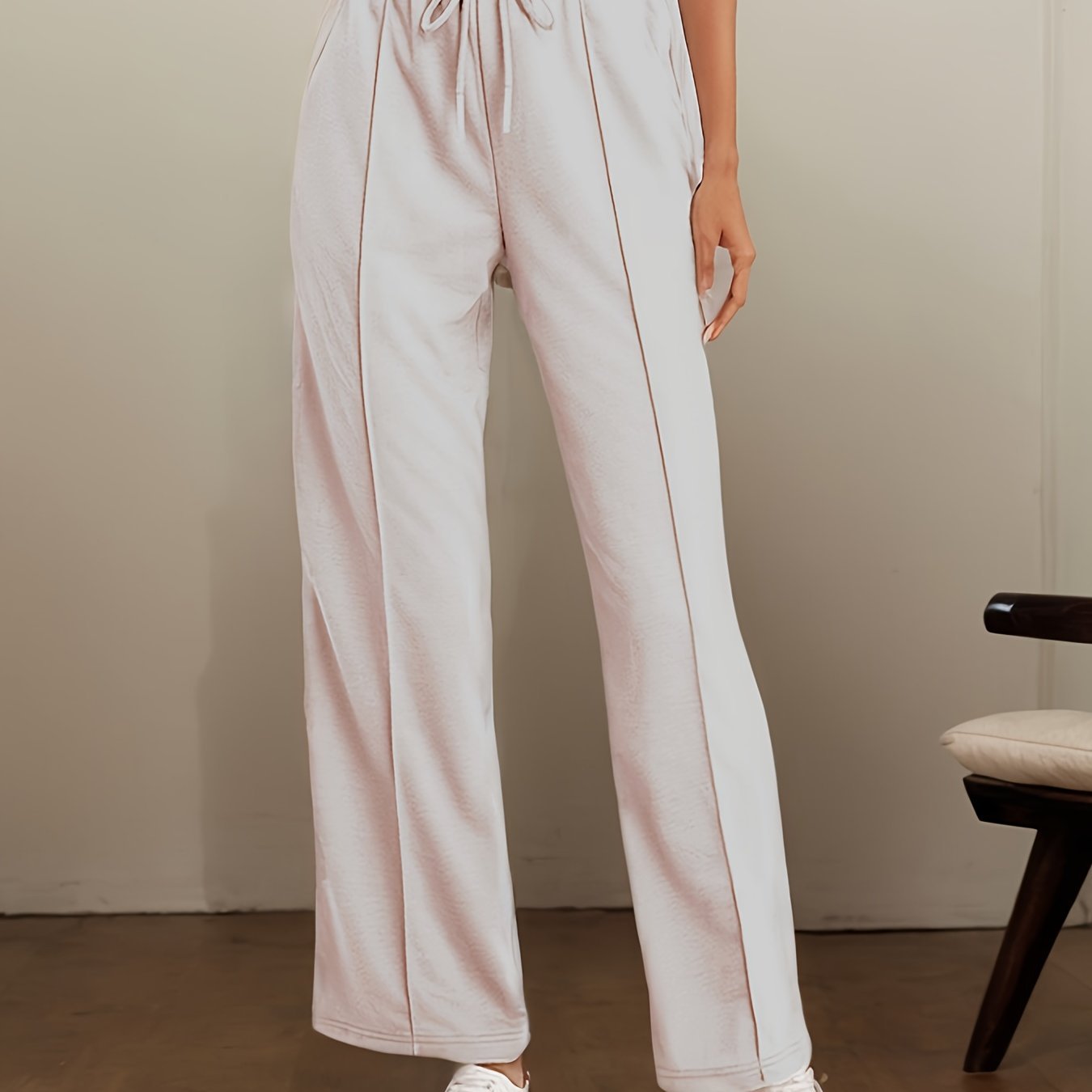 Bulma™ | Elegant Wide-Leg Cotton Pants