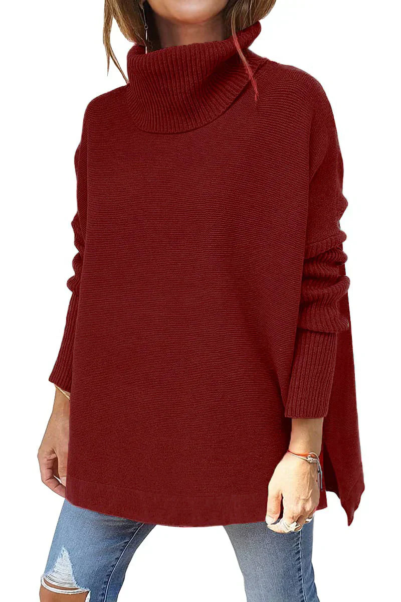 Cina™ | Oversized Turtleneck Sweater