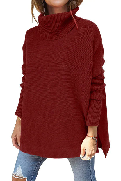 Cina™ | Oversized Turtleneck Sweater
