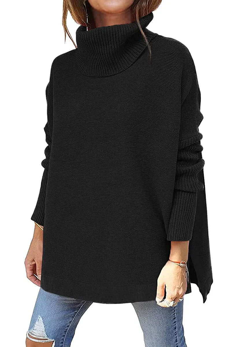Cina™ | Oversized Turtleneck Sweater