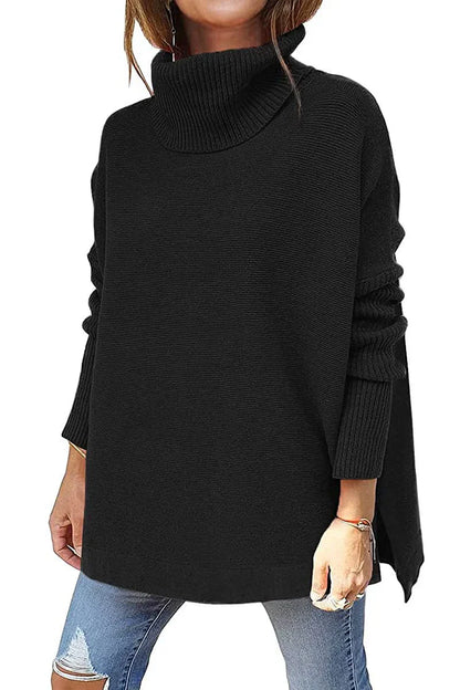Cina™ | Oversized Turtleneck Sweater