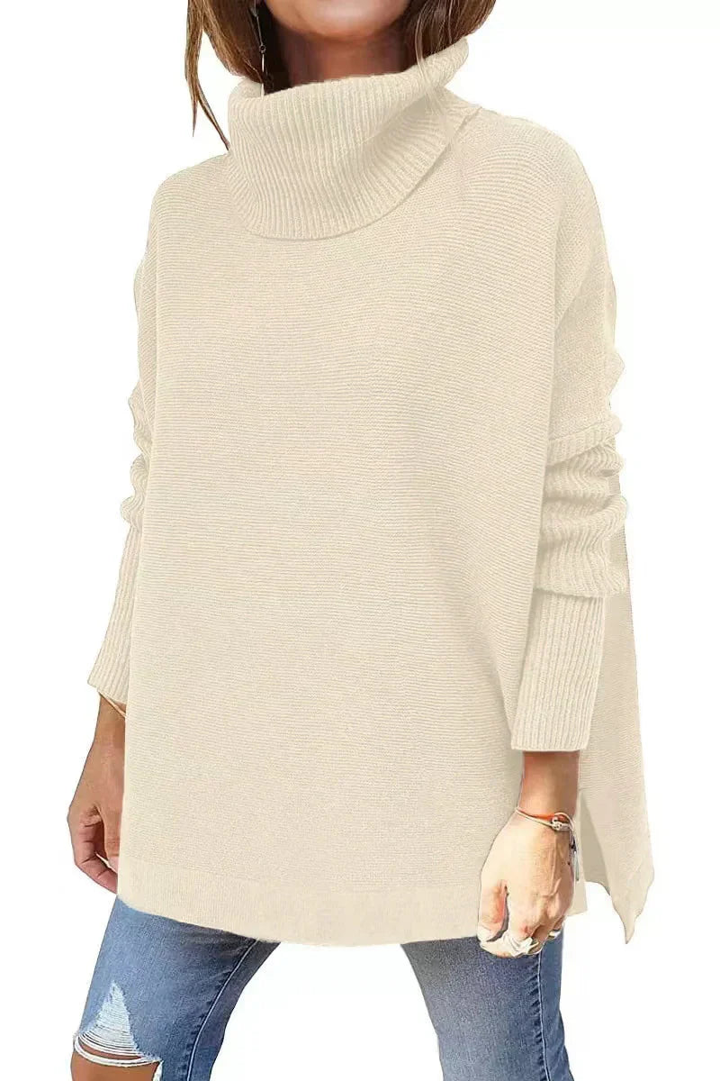 Cina™ | Oversized Turtleneck Sweater