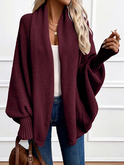 Anisa™ | Elegant Lantern Sleeve Cardigan