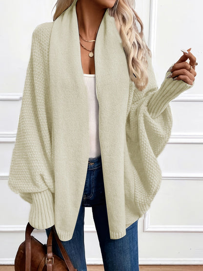 Anisa™ | Elegant Lantern Sleeve Cardigan