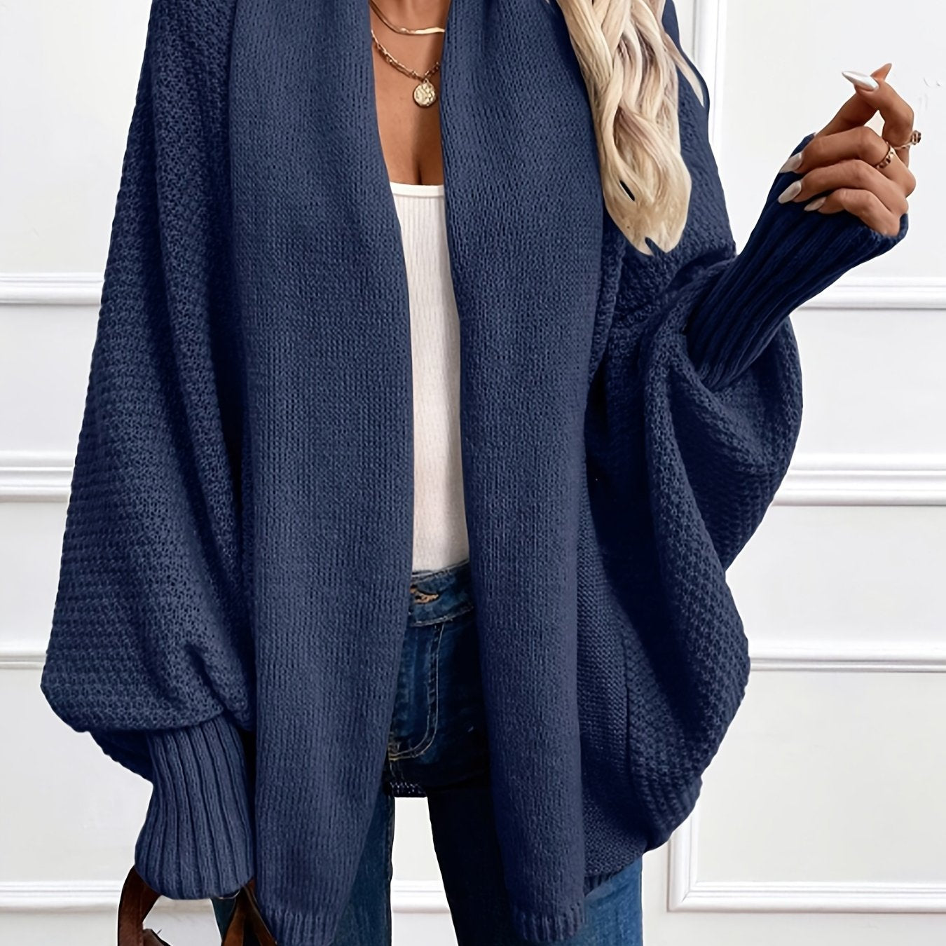 Anisa™ | Elegant Lantern Sleeve Cardigan
