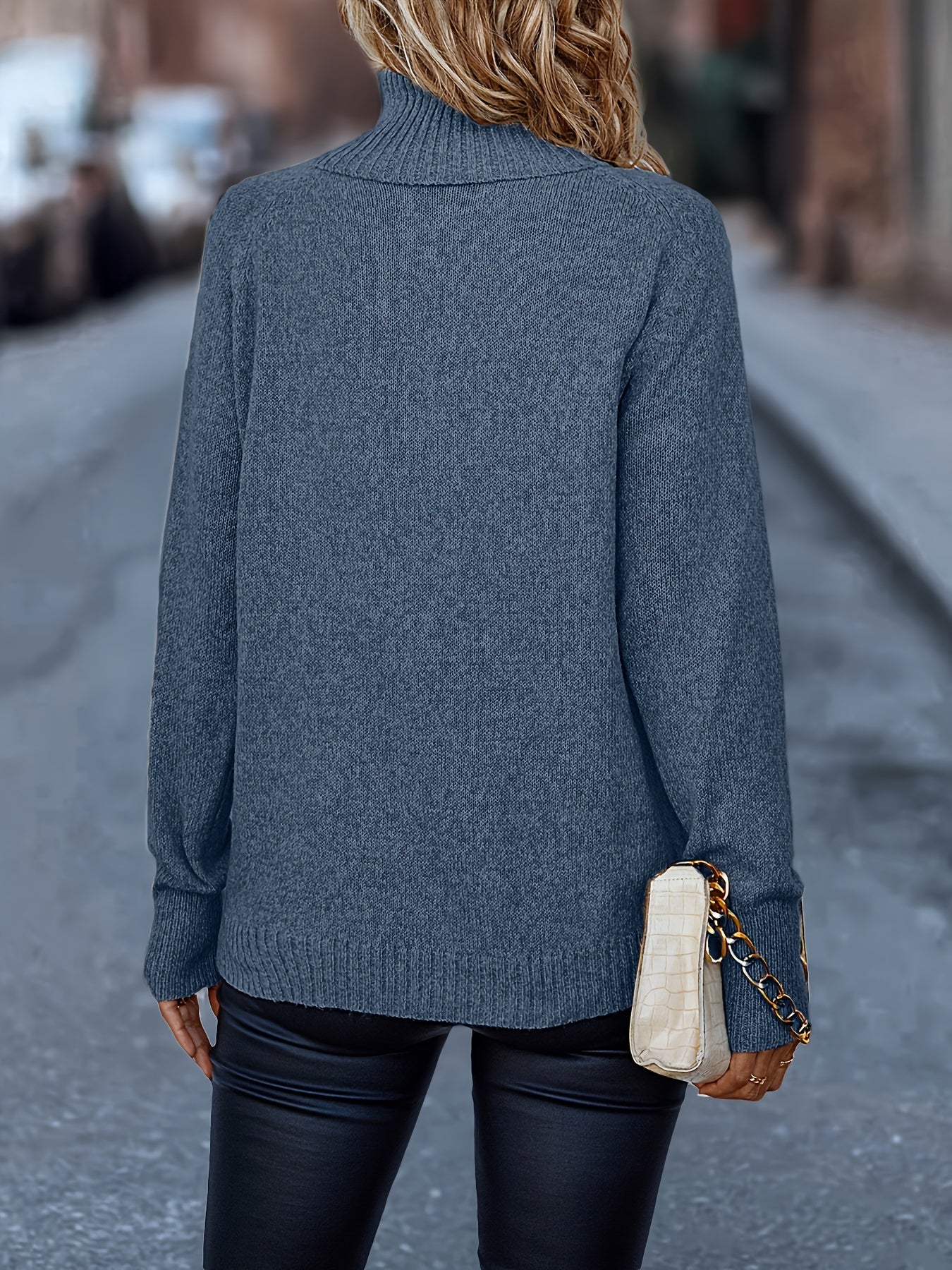Yolanda™ | Warm Elegant Ribbed Turtleneck Sweater
