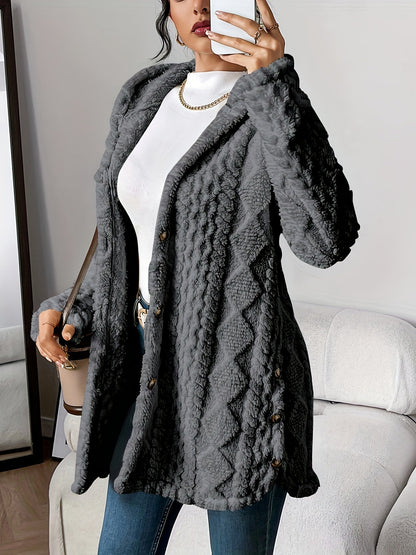 Mel™ | Cozy Hooded Cardigan