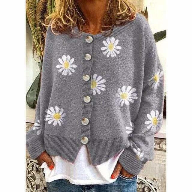 Keira™ | Elegant and Comfortable Floral Cardigan
