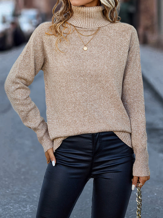 Yolanda™ | Warm Elegant Ribbed Turtleneck Sweater